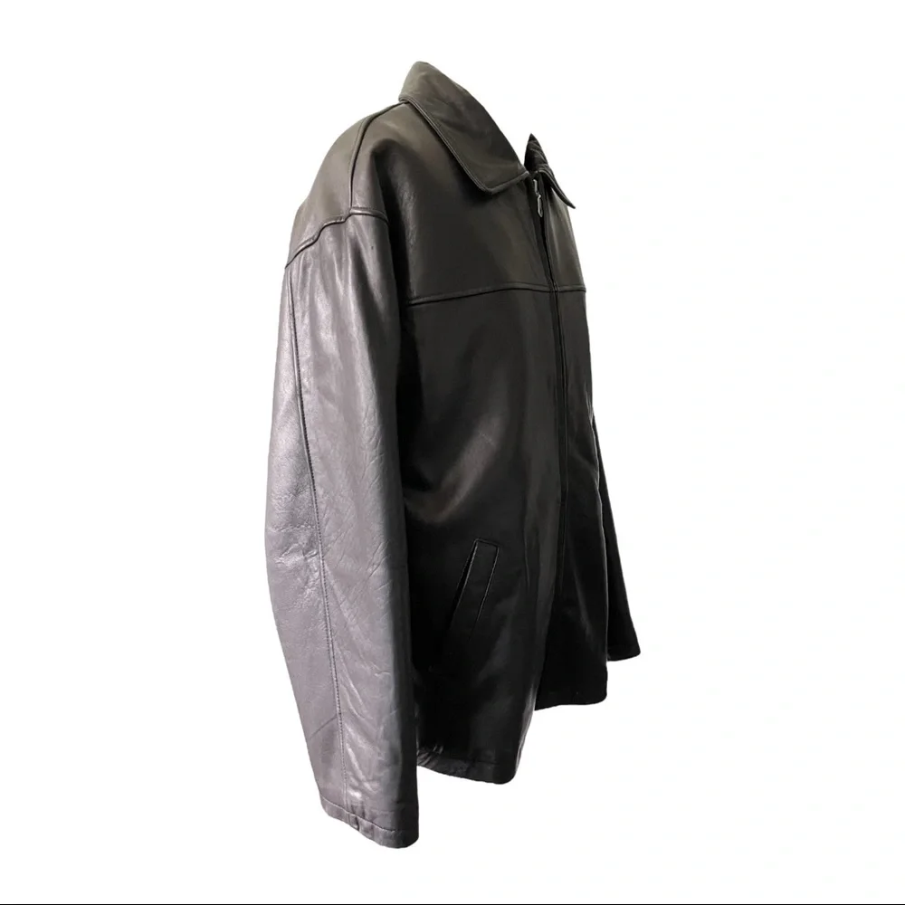 MARK NEW YORK Black Leather  Jacket Size Small